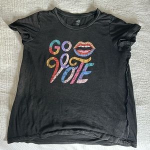 Anthropologie Go Vote t-shirt -S